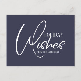 Holiday Wishesクリスマスポストカード シーズンポストカード