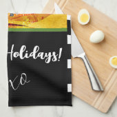 Holiday within the Pines! キッチンタオル (四つ折り)