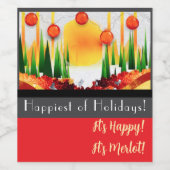 Holiday within the Pines! ワインラベル (シングルラベル)