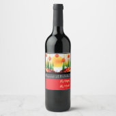 Holiday within the Pines! ワインラベル (正面)