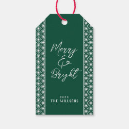 Holiday Wrapping ASANOHA Japanese Kimono pattern  ギフトタグ