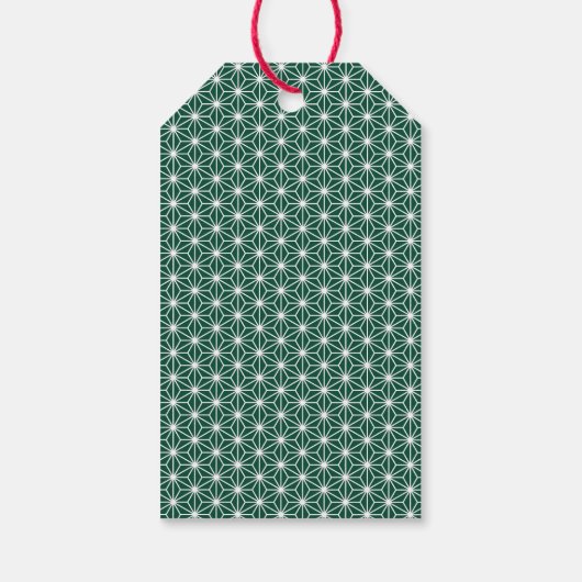 Holiday Wrapping ASANOHA Japanese Kimono pattern  ギフトタグ (裏面)
