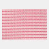 Holiday Wrapping Paper Set – Hearts & Flowers  ラッピングペーパーシート (正面2)