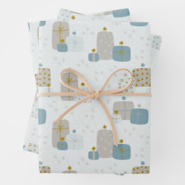 Holiday Wrapping Paper Sheets ラッピングペーパーシート