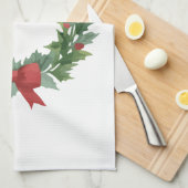 Holiday Wreath by Author Sommer Hamilton  キッチンタオル (四つ折り)