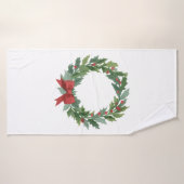 Holiday Wreath by Author Sommer Hamilton  バスタオル (バスタオル)