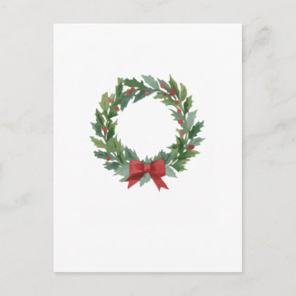 Holiday Wreath by Author Sommer Hamilton  ポストカード