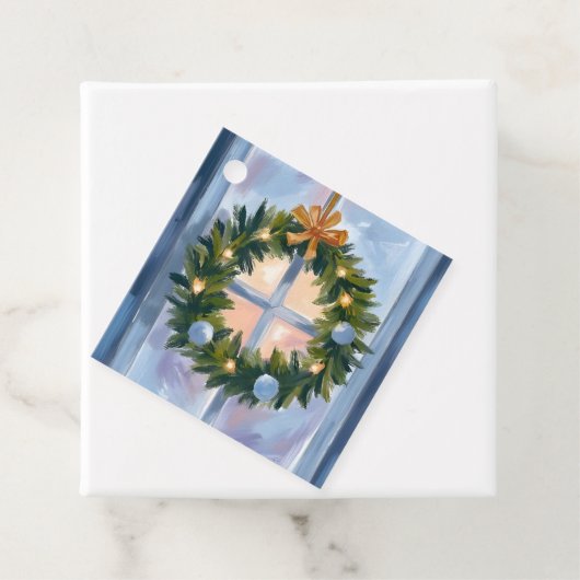 Holiday Wreath Christmas Watercolor フェイバータグ (インサイチュ)