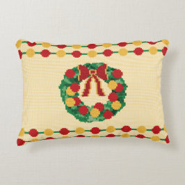Holiday Wreath Knit アクセントクッション