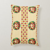 Holiday Wreath Knit アクセントクッション (裏面(縦))