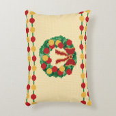Holiday Wreath Knit アクセントクッション (正面(垂直))