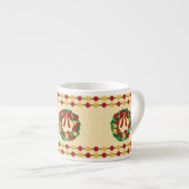 Holiday Wreath Knit エスプレッソカップ (正面右)