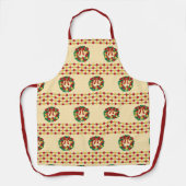 Holiday Wreath Knit エプロン (正面)