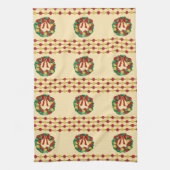 Holiday Wreath Knit キッチンタオル (縦)