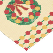 Holiday Wreath Knit ショートテーブルランナー (コーナー)