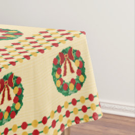 Holiday Wreath Knit テーブルクロス