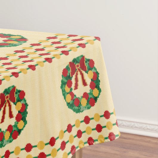 Holiday Wreath Knit テーブルクロス (インサイチュ)