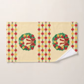 Holiday Wreath Knit バスタオルセット (ハンドタオル)
