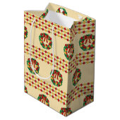 Holiday Wreath Knit ミディアムペーパーバッグ (裏面アングル)