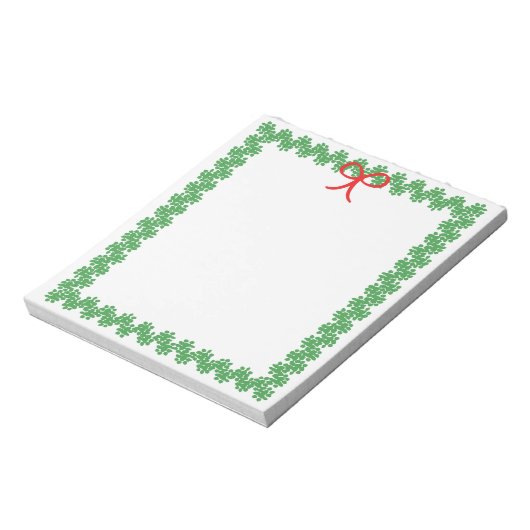 Holiday Wreath Notepad ノートパッド (回転)