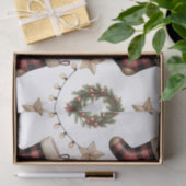 HOLIDAY WREATH STOCKINGS LIGHTS STARS 薄葉紙 (ギフト)