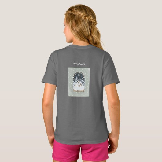 holidays_1_a明るいクリスマス_1 Tシャツ (裏面フル)
