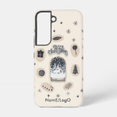 holidays_2_a明るいクリスマス_2 samsung galaxyケース (裏面)