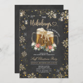 Holidays are Brewing Staff Beer Christmas Party 招待状 (正面/裏面)