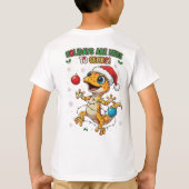 Holidays Are Here to Gecko – Cute Christmas Gecko Tシャツ (裏面)