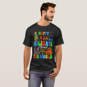Holidays Around World Xmas Hanukkah Kwanzaa Diwali Tシャツ (正面フル)