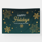 Holidays Christmas party backdrop 横断幕 (横)