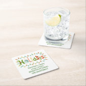 Holidays designed Christmas スクエアペーパーコースター (インサイチュ)