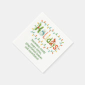 Holidays designed Christmas スタンダードカクテルナプキン (角)