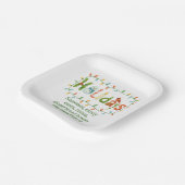 Holidays designed Christmas ペーパープレート (傾斜あり)