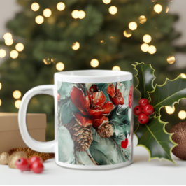 Holidays Mood  Bone China Mug ジャンボコーヒーマグカップ