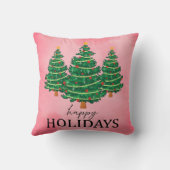 Holidays Throw Pillow クッション (裏面)