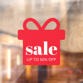 HolidaySALE売場割引率ウィンドウの固定 ウィンドウサイン (シート2)