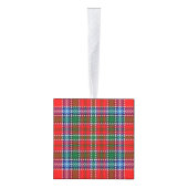 Holidaytimeの一族のMacBean MacBainのタータンチェック格子縞 キューブオーナメント (右)