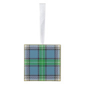 Holidaytimeの一族のMacDowallのタータンチェック格子縞 キューブオーナメント (右)