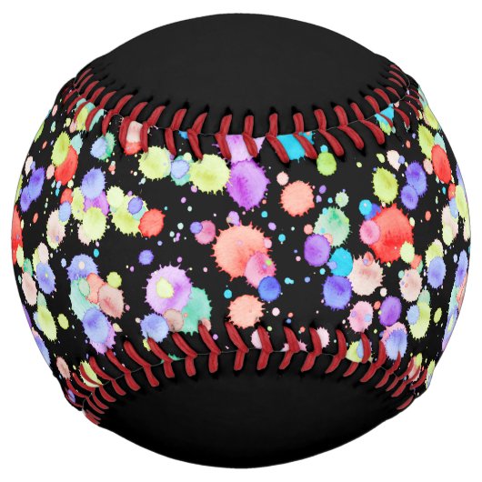 holiES -（ばちゃばちゃ）跳ねる数々のカラー1 +あなたのバックガー。 ソフトボール (裏面)