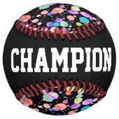 holiES -（ばちゃばちゃ）跳ねる数々のカラー1 +あなたのバックガー。 ソフトボール (正面)