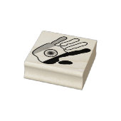 holiES – インド国旗の手+あなたのアイディア ラバースタンプ (スタンプ)