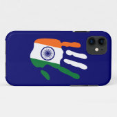 holiES – インド国旗の手+背景色 Case-Mate iPhoneケース (裏面(横))