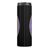 holiES -カラフルの平和サイン+あなたのアイディア タンブラー (裏面)