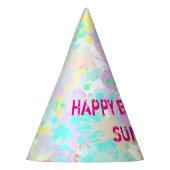 holiES – シームレスパターンパステル1 パーティーハット (左)