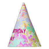 holiES – シームレスパターンパステル1 パーティーハット (右)