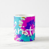 holiES – パワースパイラルろうけつ染めスタイル コーヒーマグカップ (中央)