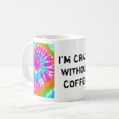 holiES – パワースパイラルろうけつ染めスタイル コーヒーマグカップ (正面左)