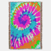 holiES – パワースパイラルろうけつ染めスタイル スローブランケット (正面縦)