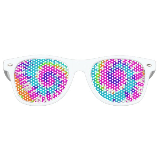 holiES – パワースパイラルろうけつ染めスタイル レトロサングラス (正面)